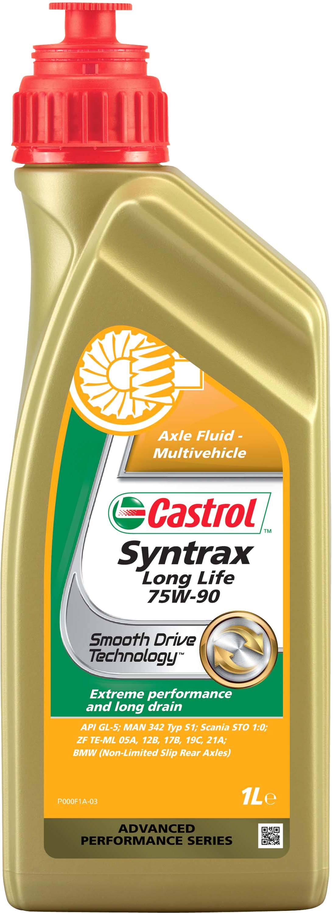 Олива трансмісійна CASTROL Syntrax Longlife 75W-90 1 л